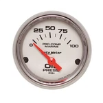 Auto Meter 200758-35 Gauge, Oil Pressure, 1/16", 100PSI, Electric, Marine.... Fixed Price $88.65.