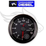 Holley Efi 553-126 Voltage Gauge, Standard 2-1/16" Size, 0-18 Volts, Can, Black. Fixed Price $258.60.