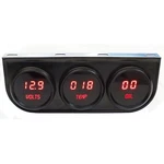 Intellitronix Digital Led 3 Gauge Panel; Oil/water/volts; 2-1/16; Red. Fixed Price $207.99.
