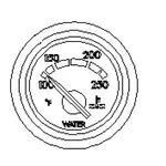 A22-39570-000 Engine Coolant Temperature Gauge Water, Electri For Freightliner. Fixed Price $167.02.
