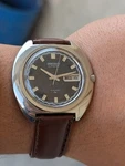Seiko Automatic 7006-7030 Ufo Black Dial Day/date Vintage Men's Watch Japan. Fixed Price $160.00.