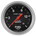Autometer 3413 2-5/8" Fuel Pressure, 0-15 Psi, Mechanical, Sport-comp. Fixed Price $228.99.