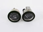 Nos Lot Of (2) Faria Corp Military Gas Gauge MS24544-2 & Temp MS24543-2. Fixed Price $74.95.
