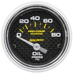 Autometer 200744-40 Marine Electric Oil Pressure Gauge. Fixed Price $64.73.