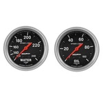 Autometer 2-5/8" Water Temp & Oil Pressure Mechanical Sport-comp Gauge Set. Fixed Price $217.00.