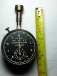 Vintage Jaeger Portable Disk Speed Indicator Tachometer, Wwii Era, Model 4050A. Fixed Price $225.00.