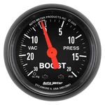 Auto Meter 2601 Z-series 2-1/16" Boost/vacuum Gauge, 30 In HG/20 Psi. Fixed Price $106.78.