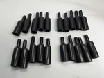 20 Pc Lot, Mueller Black 62 Soft Rubber Insulator For BU-60 Alligator Clip. Fixed Price $14.99.