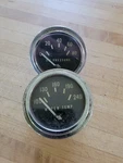 Stewart Warner Oil Pressure/water Temp Gauges Ihc International Truck. Fixed Price $65.00.