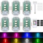 6PCS Wireless Led Strobe Lights With Remote Control, Upgraded To 350 Mah Usb .... Fixed Price $48.55.