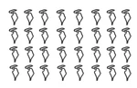 30 Vintage Door Panel/trim Clips! For All 1960-70'S Mopar Dodge Body Etc. Fixed Price $38.00.