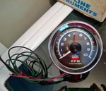 Mopar Blue Line Tachometer Dodge Chrysler Plymouth 10000 Rpm 10K 4 6 8 Cyl. Fixed Price $409.88.