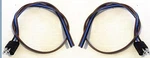 C77) 1967 1968 Cougar Front Turn Signal Bezel Harness Pigtail (1 Pair). Fixed Price $40.95.