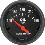 Auto Meter Z-series 2-1/16" Short Sweep 100 -250 F Electric Oil Temperature. Fixed Price $82.99.
