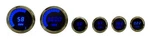 Intellitronix Blue Led Multi-gauge Set Black Faceplate With Chrome Bezel. Fixed Price $537.96.