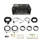 Glowshift Boost, 2400F Pyro Egt & 100 Fuel Pressure Diesel Gauges, Black 7 Color. Fixed Price $259.99.