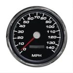 New Vintage Usa 01150-01 4-3/8 SPEEDO140 Mph Programmable-no Sender Black. Fixed Price $229.99.