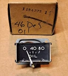 1946-1948 Desoto Deluxe Custom S11 Nos Mopar Instrument Panel Oil Pressure Gauge. Fixed Price $49.95.