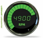 Intellitronix MS9001G Led Digital/bargraph Memory Tachometer 3-3/8" Chrome Green. Fixed Price $157.19.