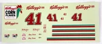 #41 Dave Marcis Greg Sacks Kellogg's Chevrolet Lumina Nascar Decal Set. Fixed Price $10.00.