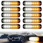 Xtauto 10PCS Emergency Strobe Light, Amber White 6-LED Ultra. Fixed Price $33.99.