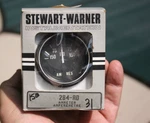 Nos Stewart Warner Vintage 1/16" 150-150 Amp Gauge 284-AD #31. Fixed Price $48.00.