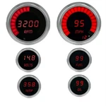 Intellitronix MS9999R Led Multi-gauge Set, Red. Fixed Price $537.96.