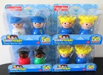 ( 4 ) Fisher Price Little People 50TH Birthday Nostalgic Figures. Pack. 2008.. Fixed Price $24.95.