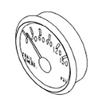 A22-71046-100 Brake Gauge Air Pressure, Instrument C For Freightliner. Fixed Price $166.72.