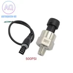 1/8"NPT Thread Pressure Transducer Sensor 500 Psi Fits For Oil Fuel Water Air. Fixed Price $17.78.
