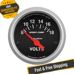 Auto 3391 Sport-comp Electric Voltmeter Gauge, 2-1/16" (52.4MM), 8-18V. Fixed Price $93.14.