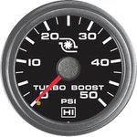 Hewitt 1021023R1HI - Universal Turbo Boost Gauge Kit 50 Psi Red Lighted. Fixed Price $97.88.