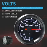 2" 52MM Universal 7 Color Led Pointer Meter 8-18V Voltage Gauge Black Face. Fixed Price $25.88.