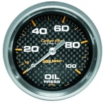 Auto Meter 2-5/8" Oil Pressure 0-100 Psi Mechanical Carbon Fiber 4821. Fixed Price $132.38.