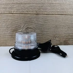 Justech Beacon JSP064 Transparent W/40 Amber Led Lights 12V/24V 7 Modes. Fixed Price $19.99.