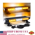 Linkitom Led Strobe Light Bar 30 Emergency Warning Magnetic Amber/white. Fixed Price $69.99.