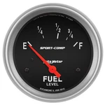 Autometer 3515 Sport-comp Series 2-5/8" Fuel Level Gauge, 73-10 Ohm. Fixed Price $113.83.