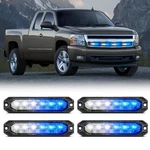 Nilight 4PCS 6LED Blue White Emergency Strobe Lights 12V 24V Bule. Fixed Price $39.99.