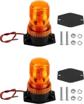 Qwork Amber Led Strobe Lights, Warning Emergency Flashing Beacon For Truc. Fixed Price $26.38.