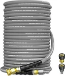 125FT 3/8" Pressure Washer Hose 4500PSI 2-BRAID Hot Water Swivel Qc Adapter. Fixed Price $159.86.