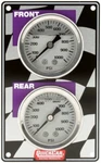 Quickcar 61-101 Mini Dual Brake Bias Gauge Panel Vertical 0-1500 Psi White Face. Fixed Price $84.95.