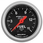 Auto Meter Fuel Pressure Gauge 3313; Sport-comp 0-15 Psi 2-1/16 In. W/isolator. Fixed Price $208.29.