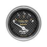 Autometer Carbon Fiber Ultra-lite Electrical Fuel Level Gauge 2 1/16" Dia 4714. Fixed Price $83.99.