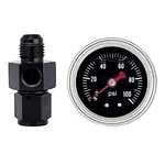 Fuel Pressure Gauge With Take Off Fitting, 6AN-100PSI. Fixed Price $22.58.