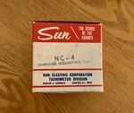 Nos Sun NC4 Chrome Mounting Cup, Brackets & Clamp Seal Nib. For St Tach.. Fixed Price $425.00.