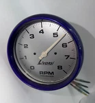 Gaffrig Livorsi 4 5/8 Inch Tachometer Gauge 0-8000 Rpm Purple Gas Engines Boat. Fixed Price $87.29.