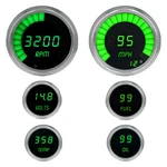 Intellitronix MS9999G Led Digital 6-GAUGE Kit, Green. Fixed Price $537.96.