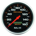 Auto Meter 5189 Gauge Speedo 5" 160MPH Electric Program W/lcd Odo Pro-comp. Fixed Price $391.51.