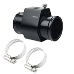 Dewhel Aluminum Black Water Meter Temperature Gauge Joint Pipe Radiator. Fixed Price $19.99.