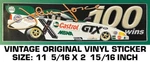 John Force Nhra Drag Racing 100 Wins - Vintage Original Vinyl Decal Sticker. Fixed Price $6.60.